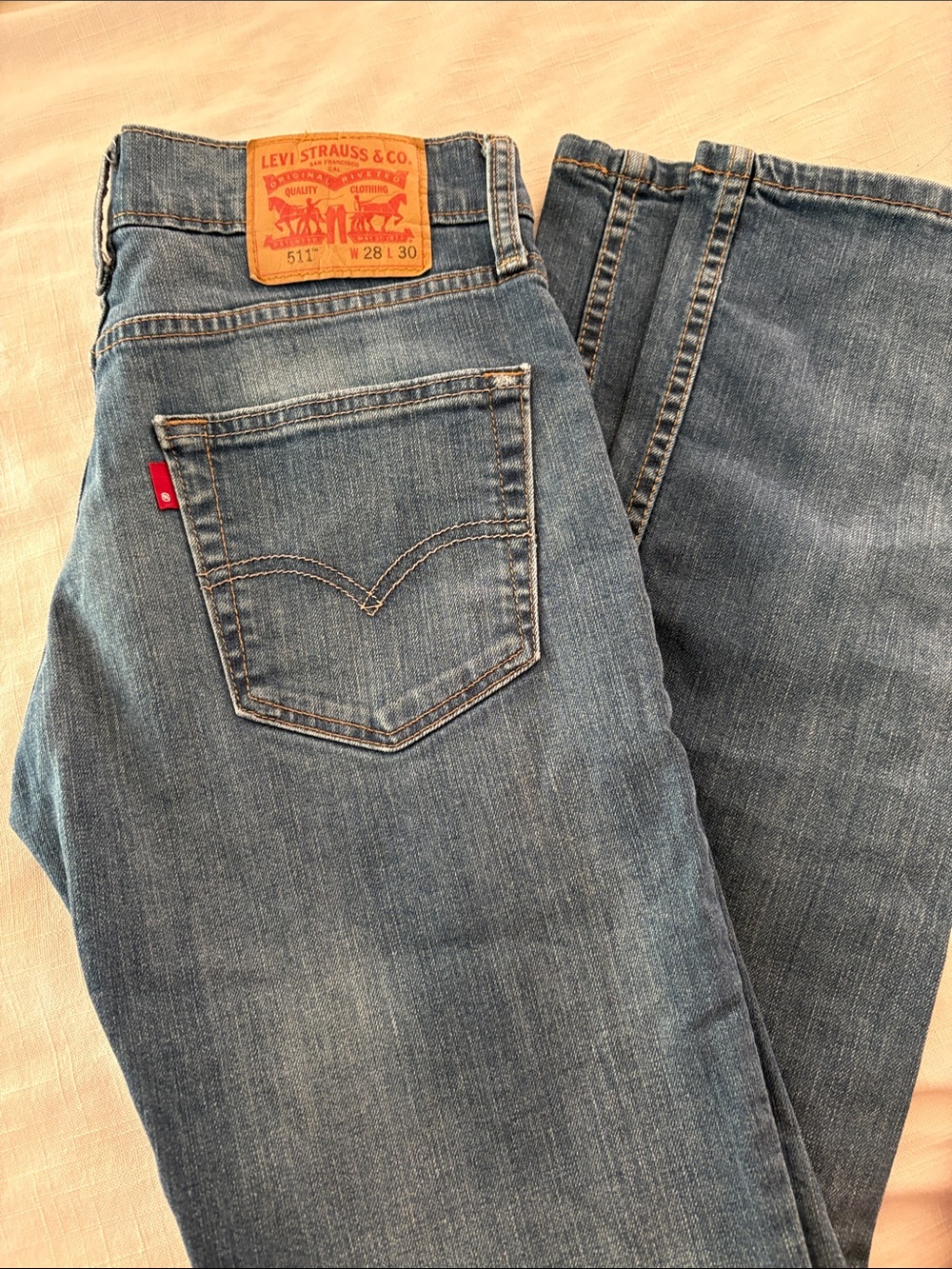 Levi’s Straight Fit Denim Jeans - Blue